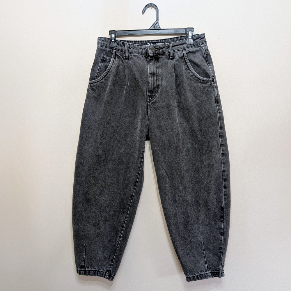 Zara Women's Gray Ankle Jeans